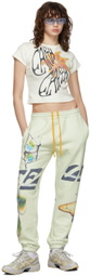 Juliet Johnstone SSENSE Exclusive Off-White Earth Flower T-Shirt