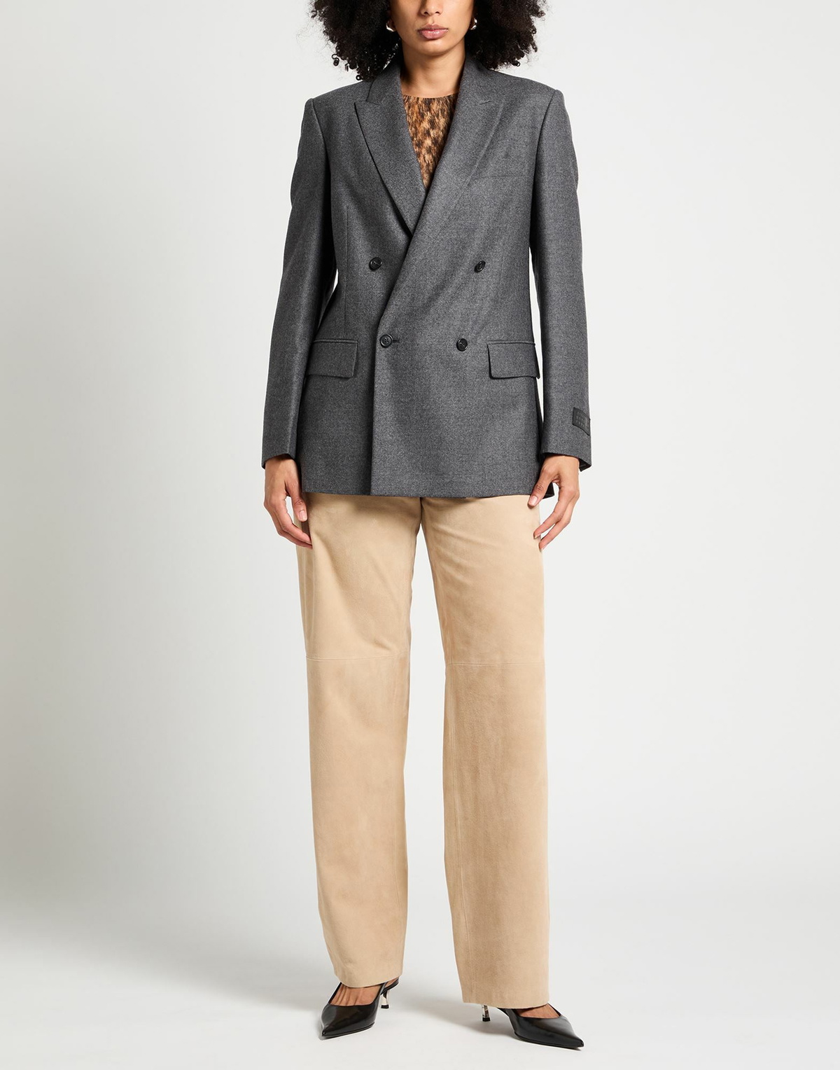 Mm6 Maison Margiela Womens Blazer in Grey
