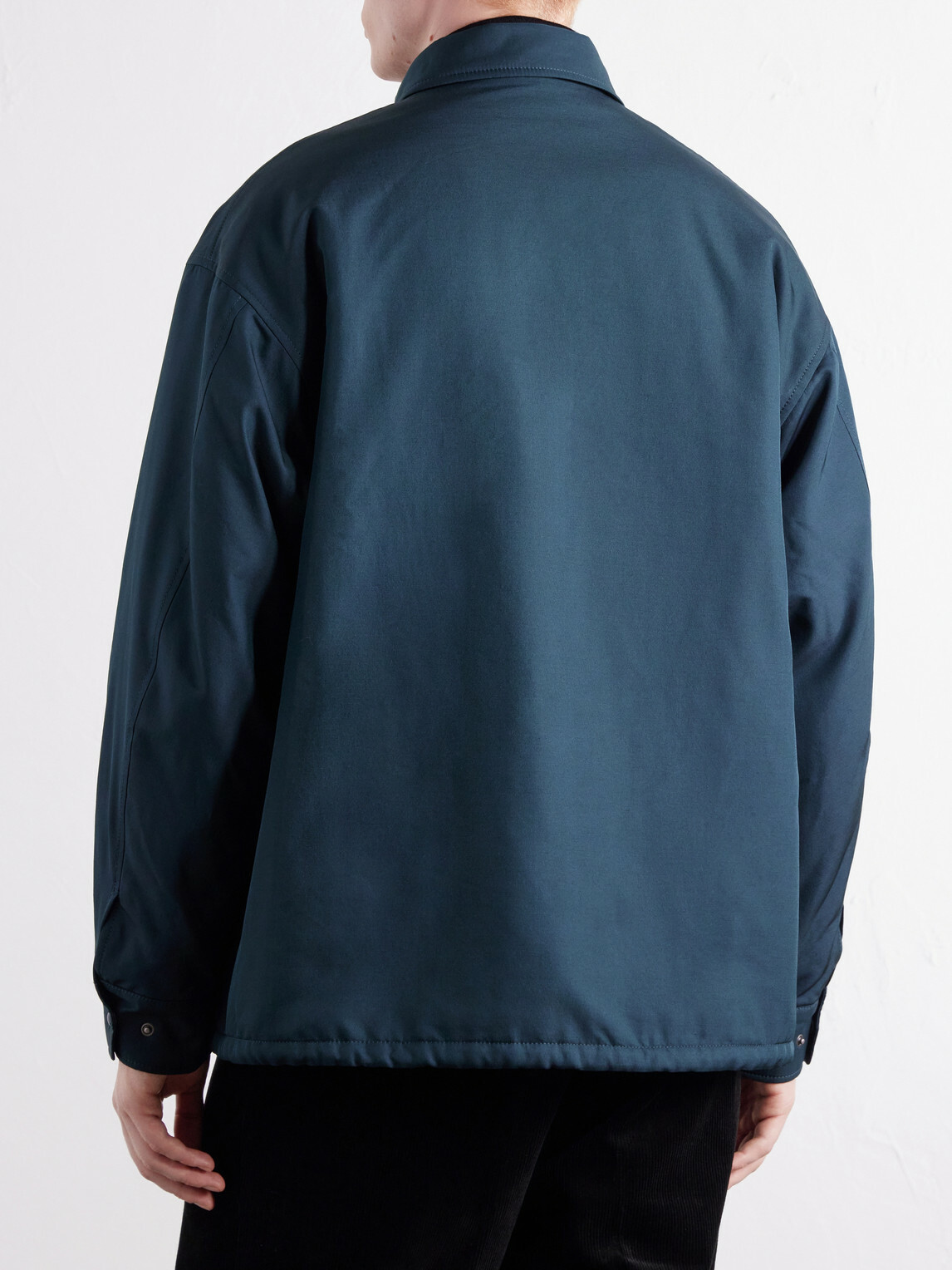 Visvim - Embroidered Wool and Silk-Blend-Gabardine Jacket - Green