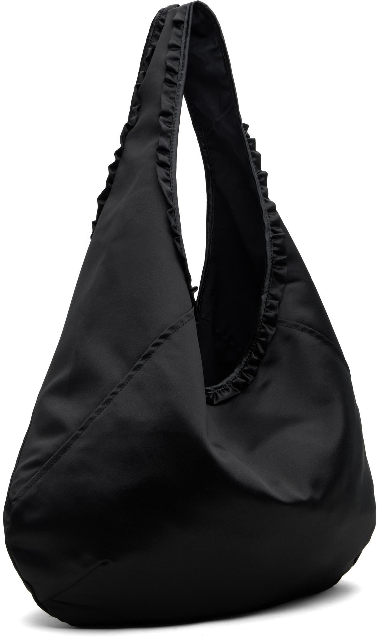 ABRA SSENSE Exclusive Black Ballerina Satin Bag