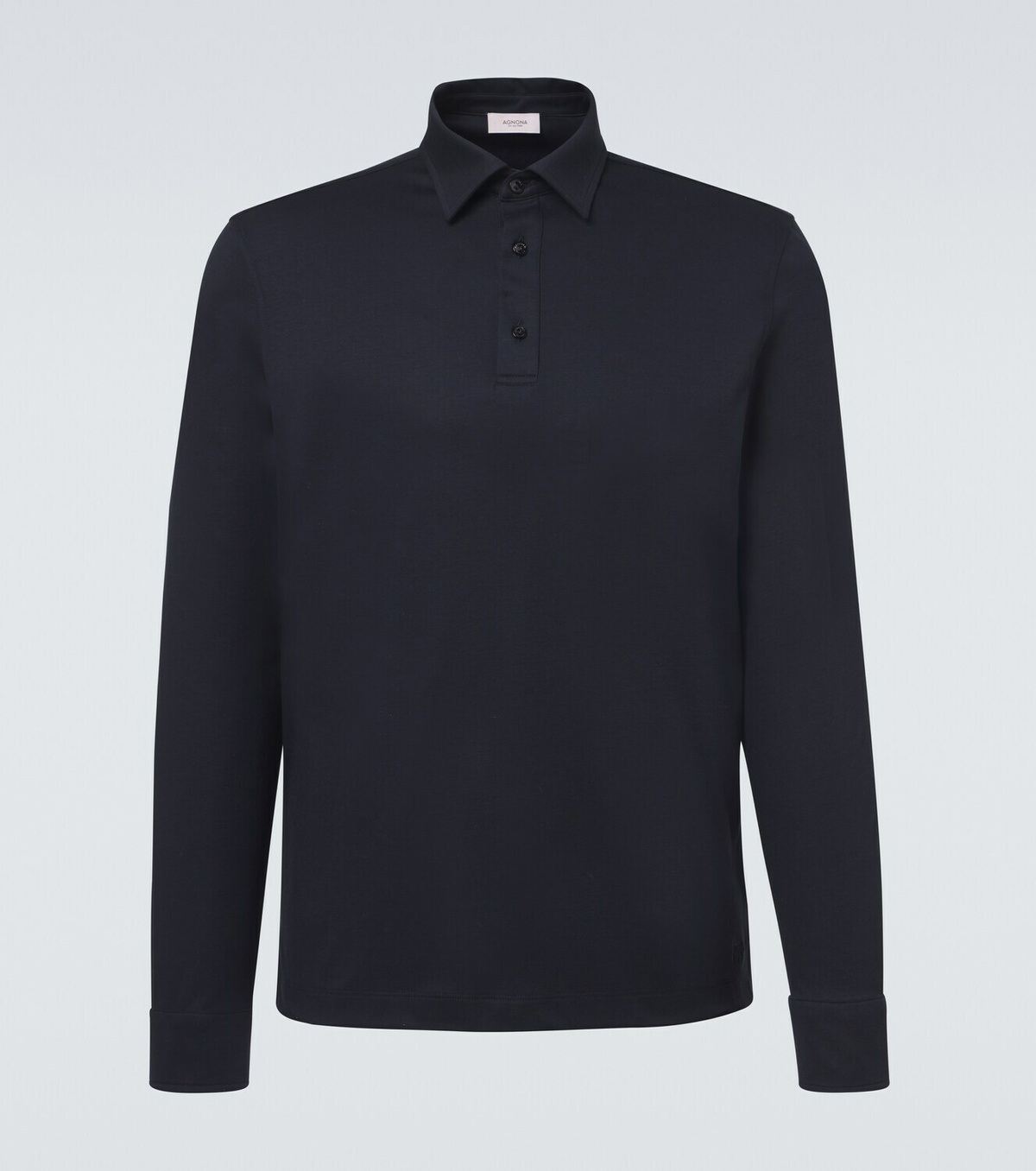 Agnona Cotton and silk polo shirt