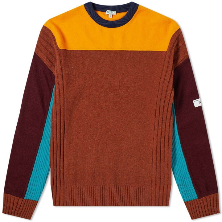 Photo: Kenzo Felted Colour Block Knit