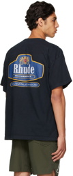 Rhude Black Racing Crest T-Shirt
