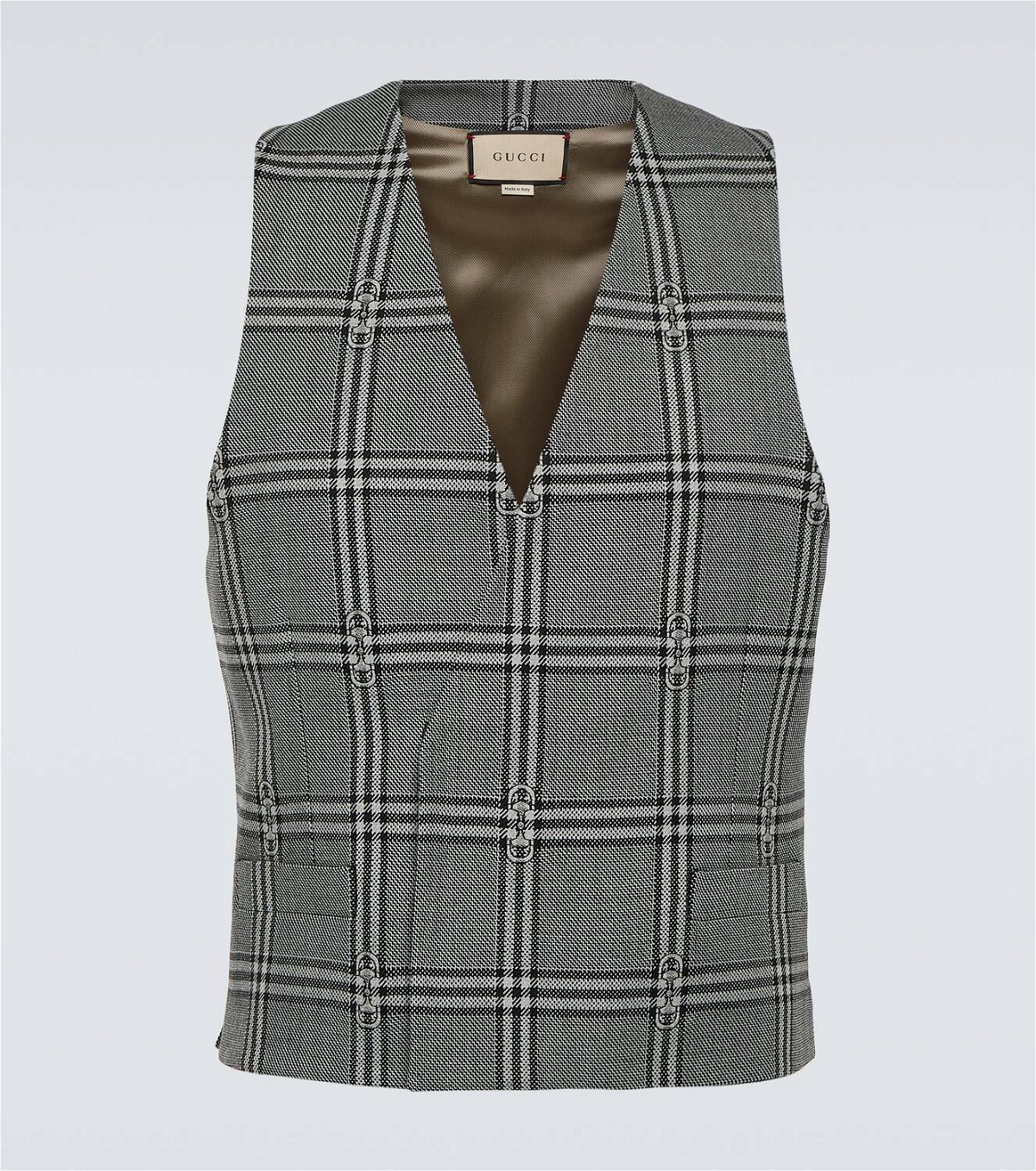 Gucci Checked wool vest