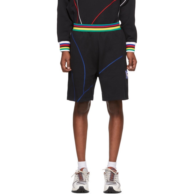 Photo: Li-Ning Black and Multicolor Sweat Shorts
