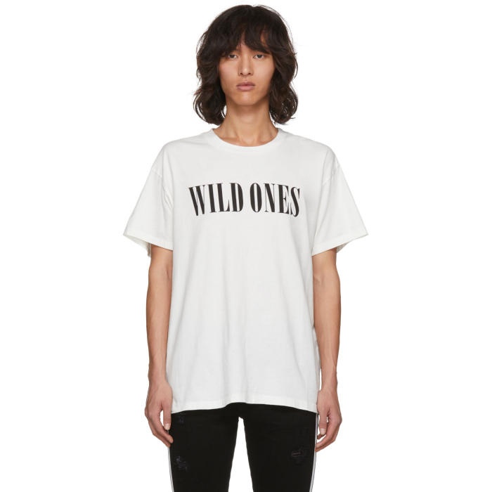 Photo: Amiri White Wild Ones T-Shirt 