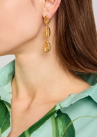 Joanna Laura Constantine Mismatched Seashell 18kt Gold-plated Earrings - One Size