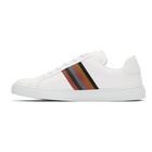 Paul Smith White Artist Stripe Hansen Sneakers