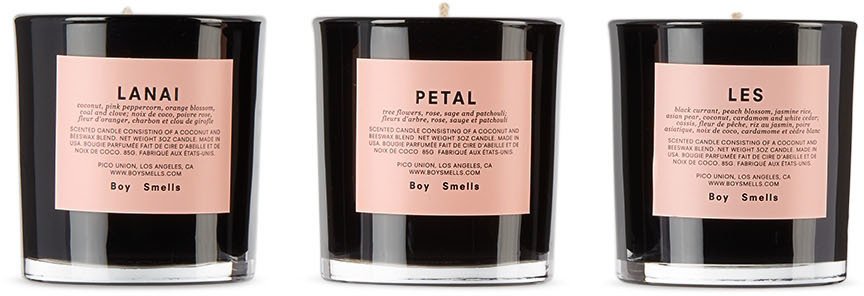 Boy Smells Les, Petal & Lanai Votive Candle Set