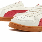 Puma Indoor OG Sneakers in Frosted Ivory/Club Red