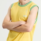 Adidas Men's x Wales Bonner Jabbar Knit Vest in Spring Yellow
