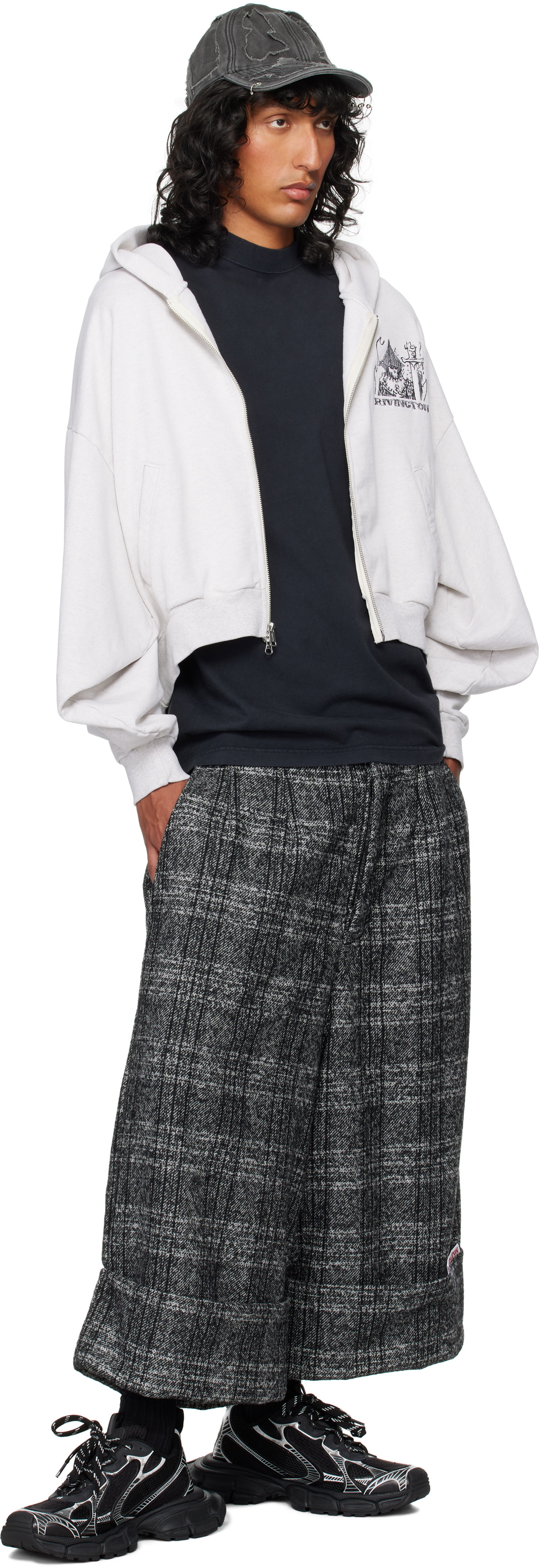 Rivington Roi Rebis Gray Wool Shorts