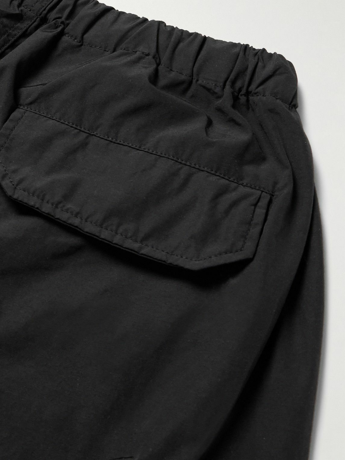 FrizmWORKS - Nyco Straight-Leg Nylon and Cotton-Blend Cargo Shorts - Black