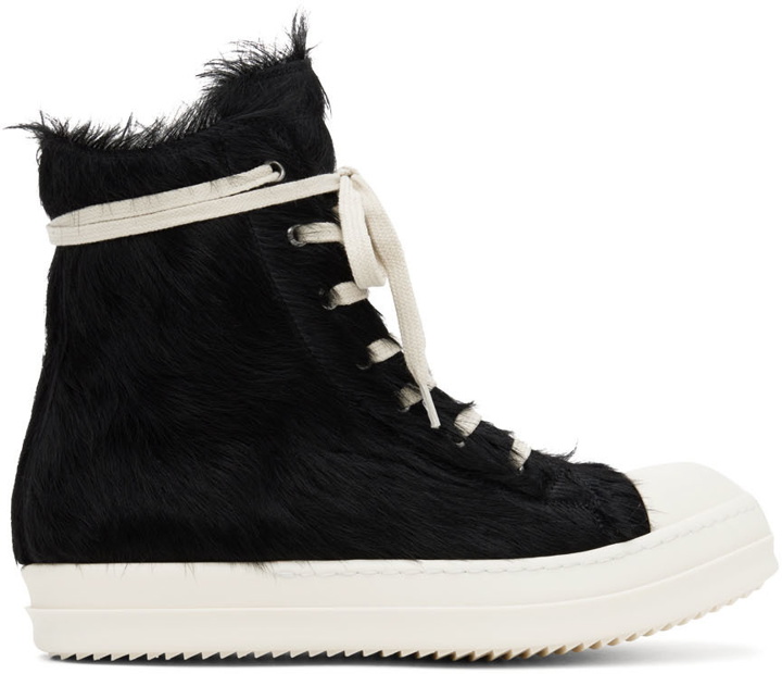 Photo: Rick Owens Black Fur Sneakers