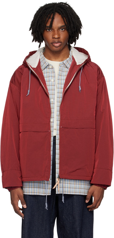 Photo: nanamica Red Zip-Up Parka