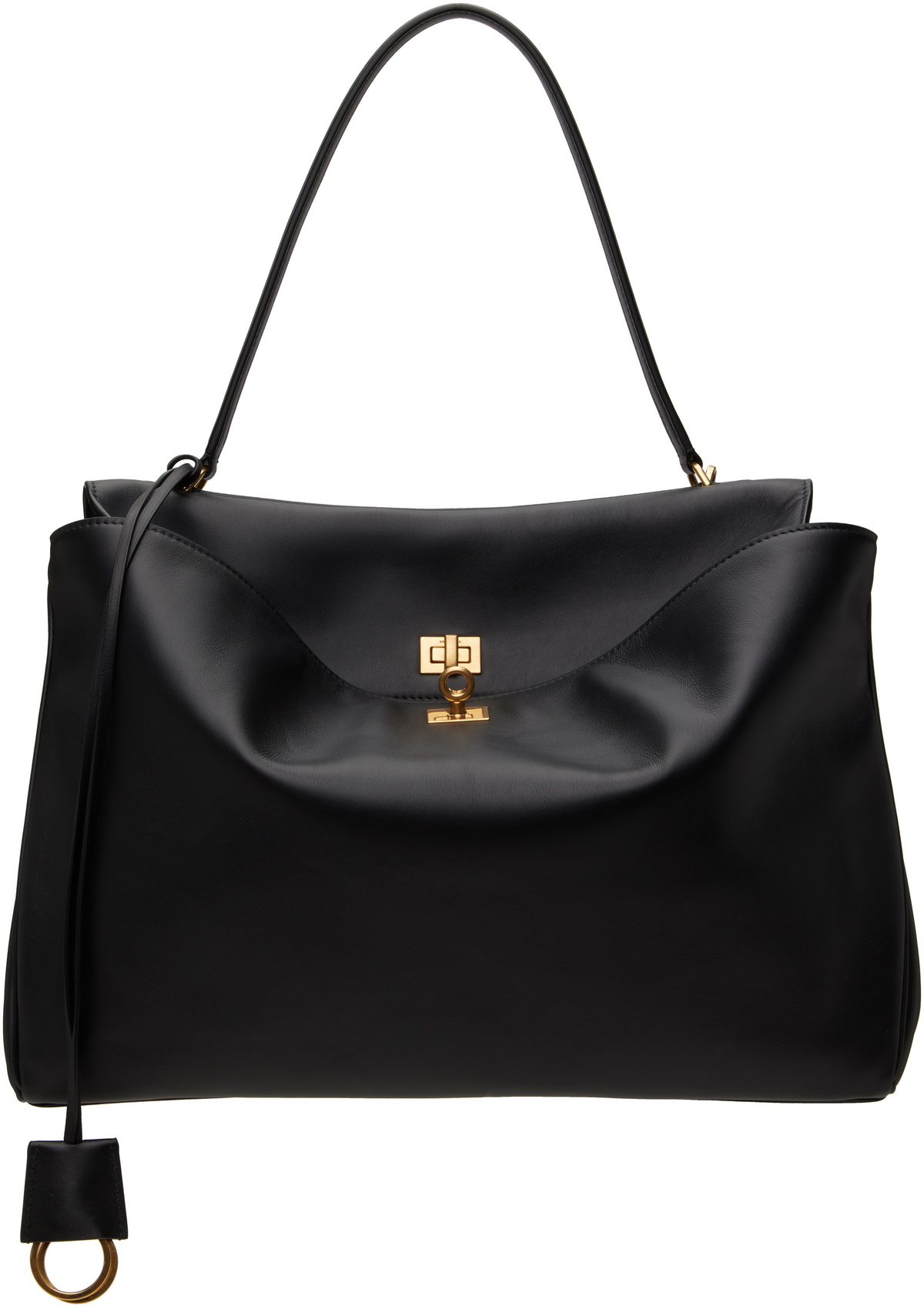 Balenciaga: Black Rodeo Large Bag | SSENSE