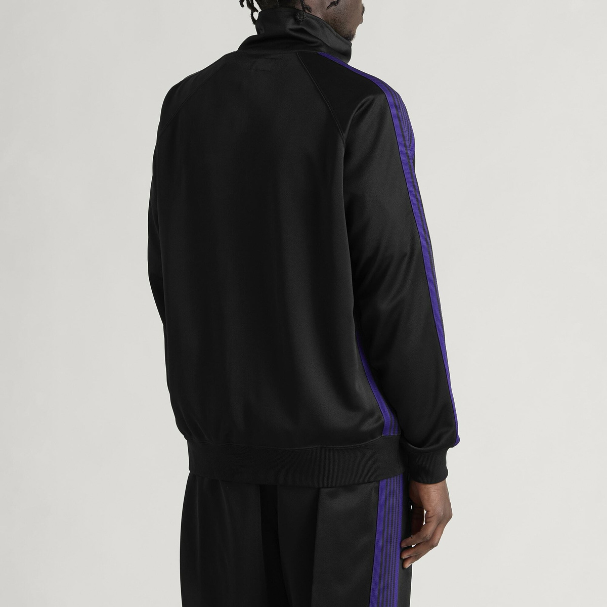 Needles Men's Poly Smooth Track Jacket in Black