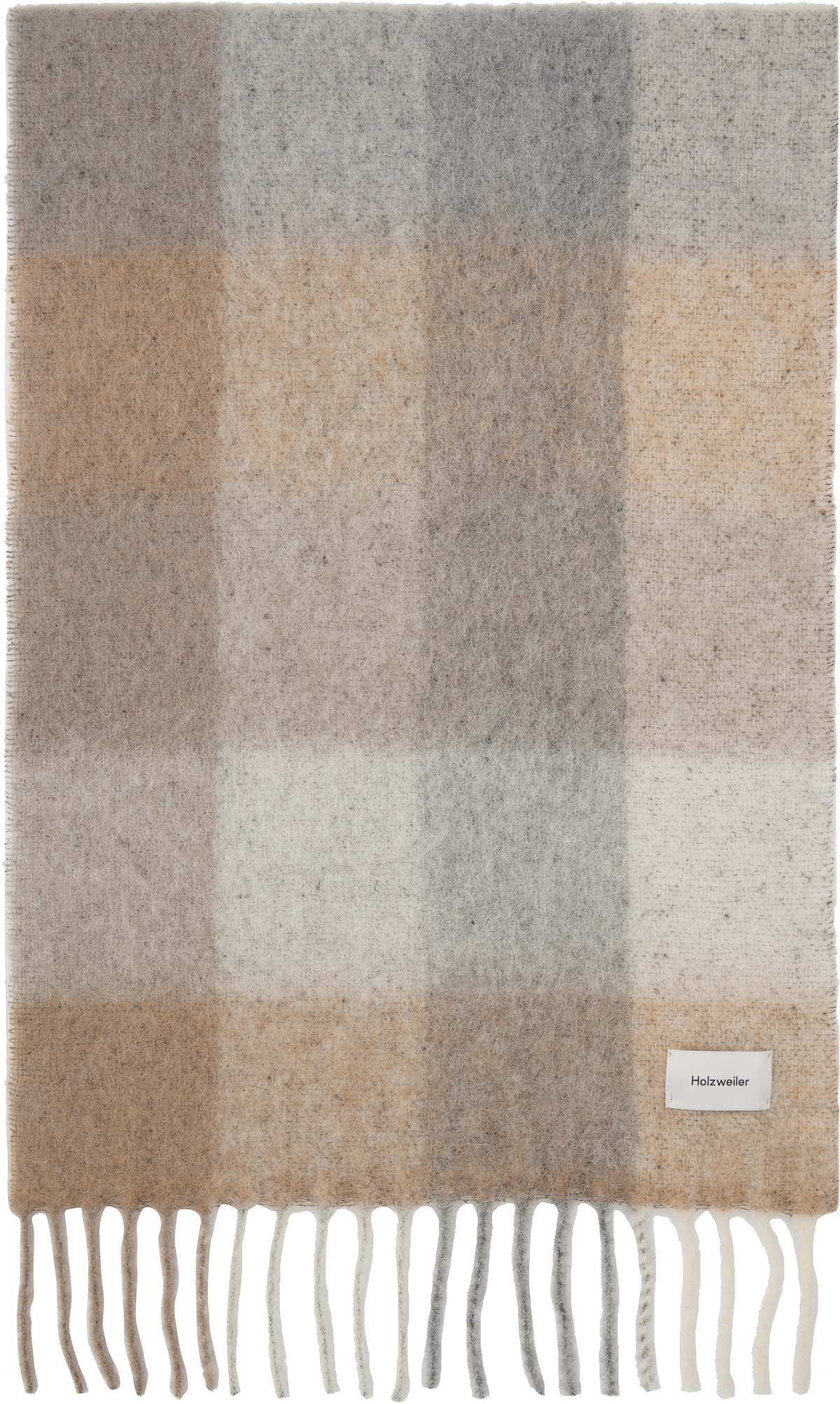 Holzweiler Brown & Gray Fresia Scarf
