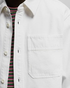 A.P.C. Surchemise Basile Brodee Poitrine White - Mens - Longsleeves