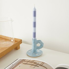 Niko June Studio Candlestick in Light Blue