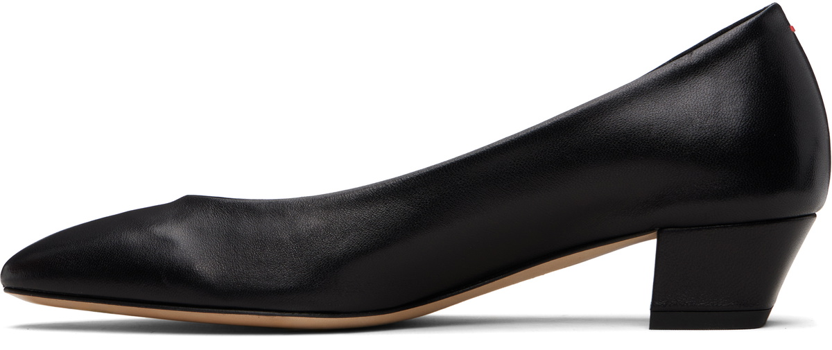 Aeyde Black Helia Low-Cut Heels