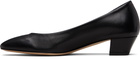 Aeyde Black Helia Low-Cut Heels