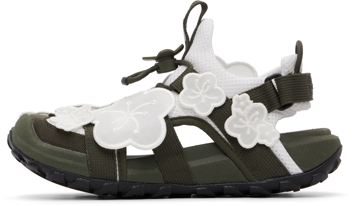 Cecilie Bahnsen White & Khaki The North Face Edition Bekah Sandals