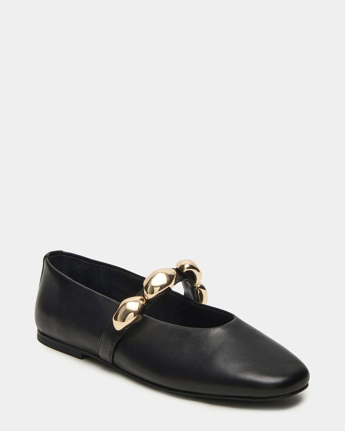 Steve Madden Poppin Flats in Black