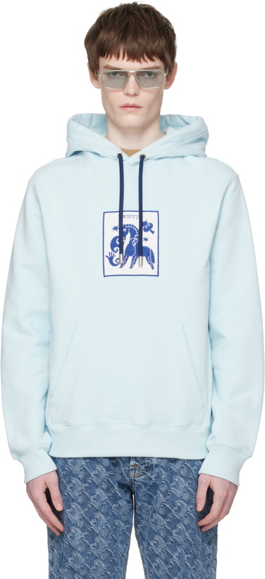 Photo: Lanvin Blue Lunar Year Horse Hoodie