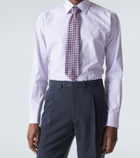 Charvet Striped cotton poplin shirt