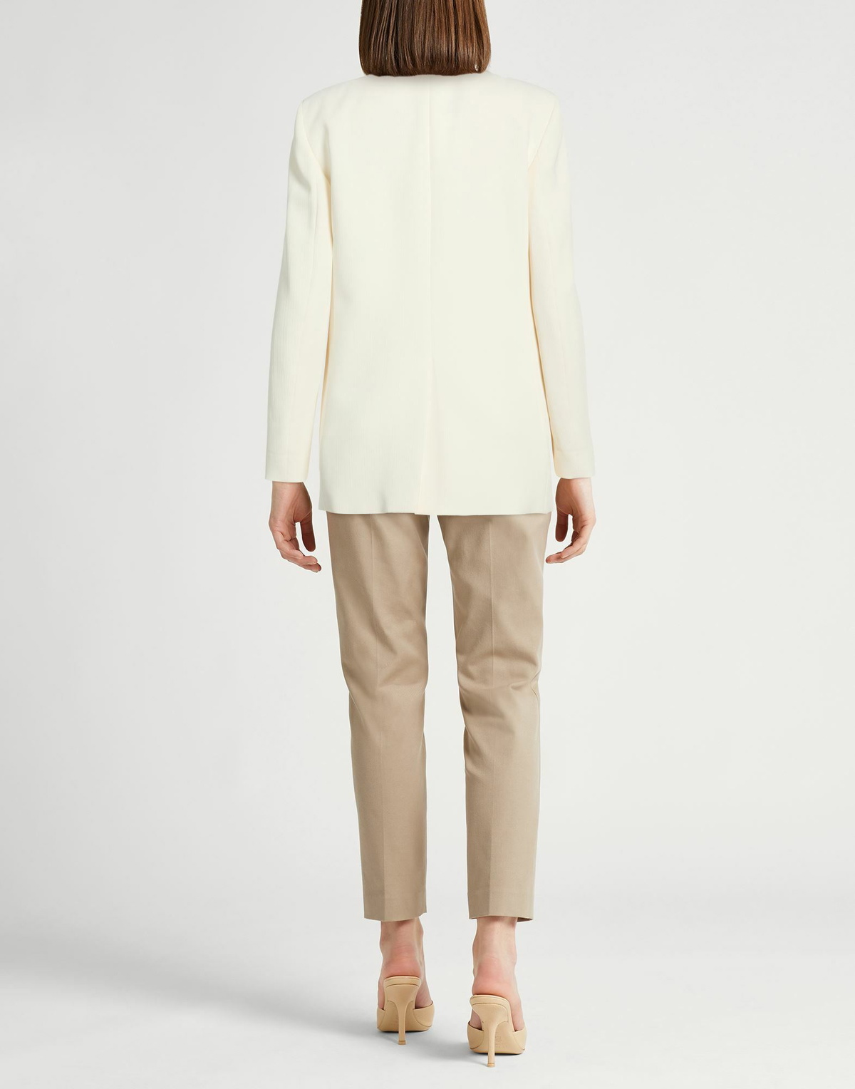 Theory Womens Blazer in Cream