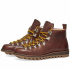 Fracap Men's M120 Ripple Sole Scarponcino Boot in Dark Brown