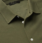 Loro Piana - Cotton-Piqué Shirt - Green