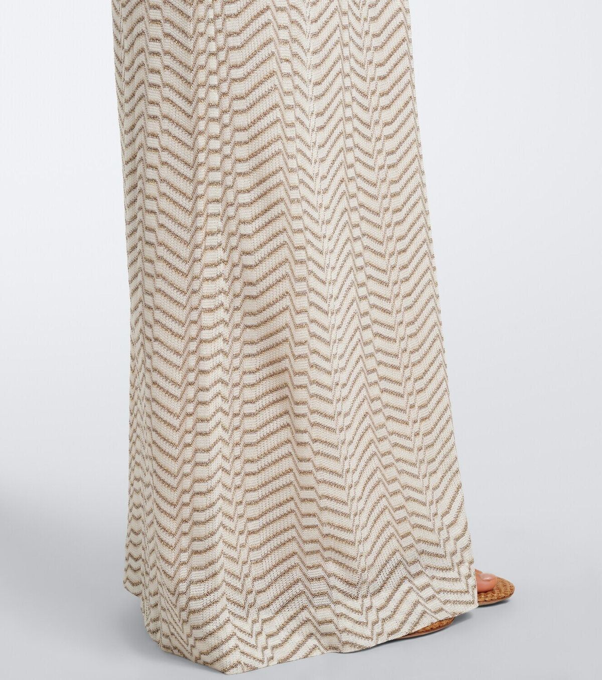 Missoni Zigzag lamé maxi dress