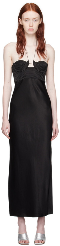 Photo: Anna October Black Sarah Midi Dress