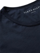 Derek Rose - Riley 1 Pima Cotton-Jersey T-Shirt - Blue