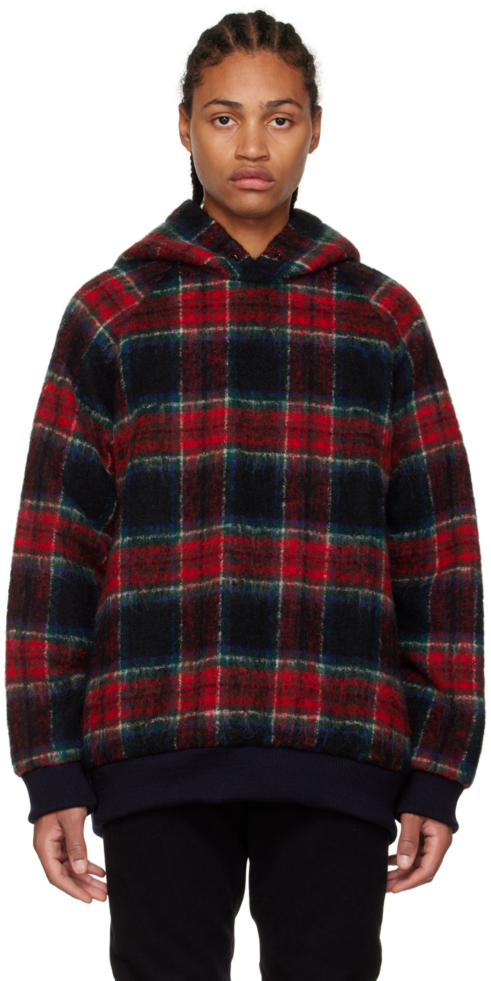 Undercover Multicolor Check Hoodie Undercover