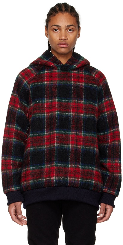Photo: Undercover Multicolor Check Hoodie