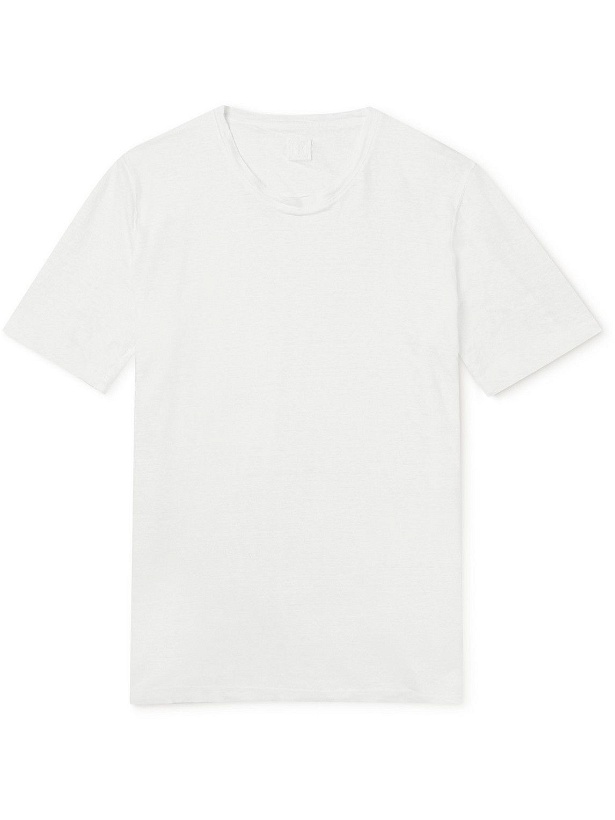 Photo: 120% - Linen-Jersey T-Shirt - White