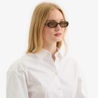 Le Specs Women's Outta Love Sunglasses in Black/Mustard Mono 