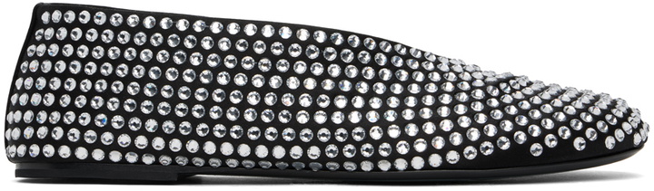 Photo: KHAITE Black 'The Marcy' Ballerina Flats