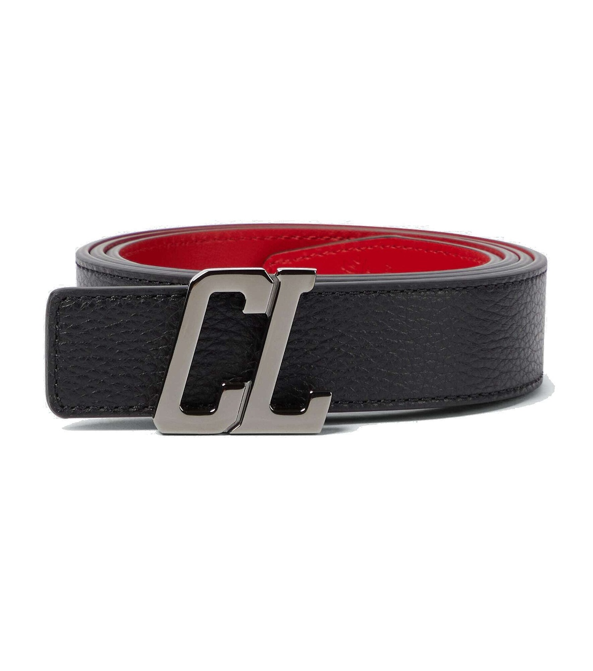 Photo: Christian Louboutin - CL logo leather belt