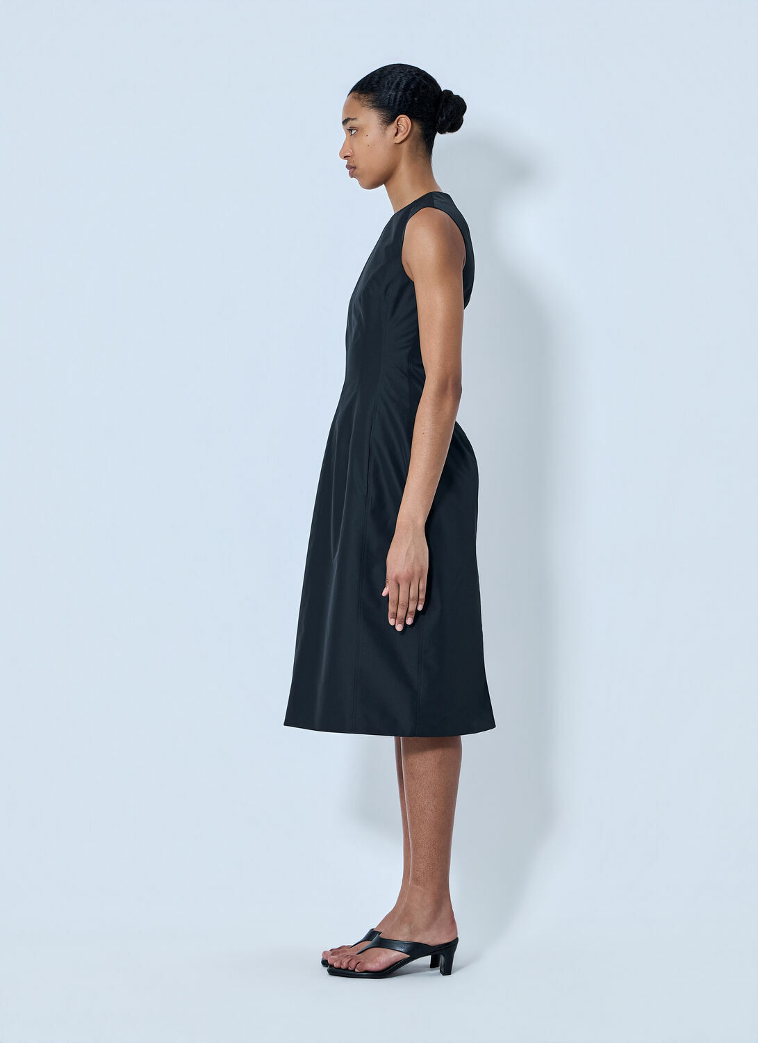 Jil Sander Sleeveless Structured Midi Dress