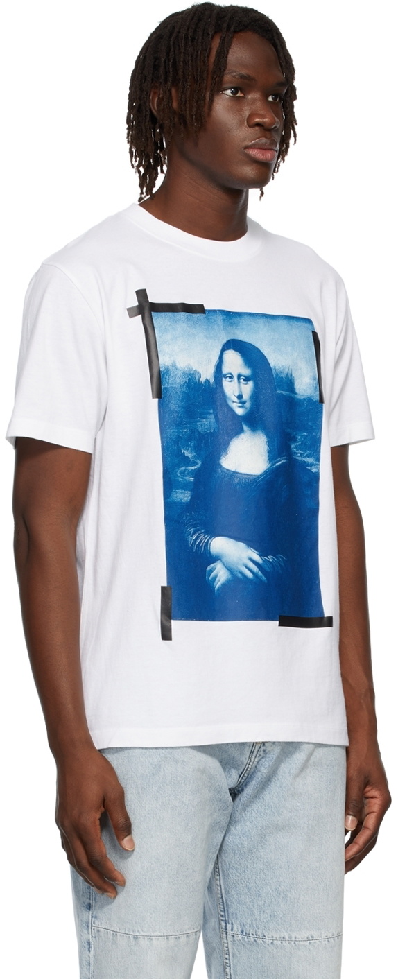 Off-White White Monalisa Slim T-Shirt Off-White