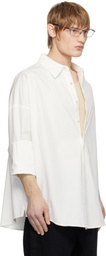 Fax Copy Express White Oversized Shirt