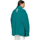 Off-White Blue Fleece Equipment Jacket