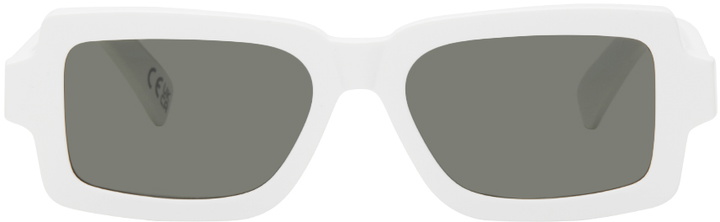 Photo: RETROSUPERFUTURE White Pilastro Sunglasses