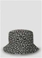 Monogram Bucket Hat in Black