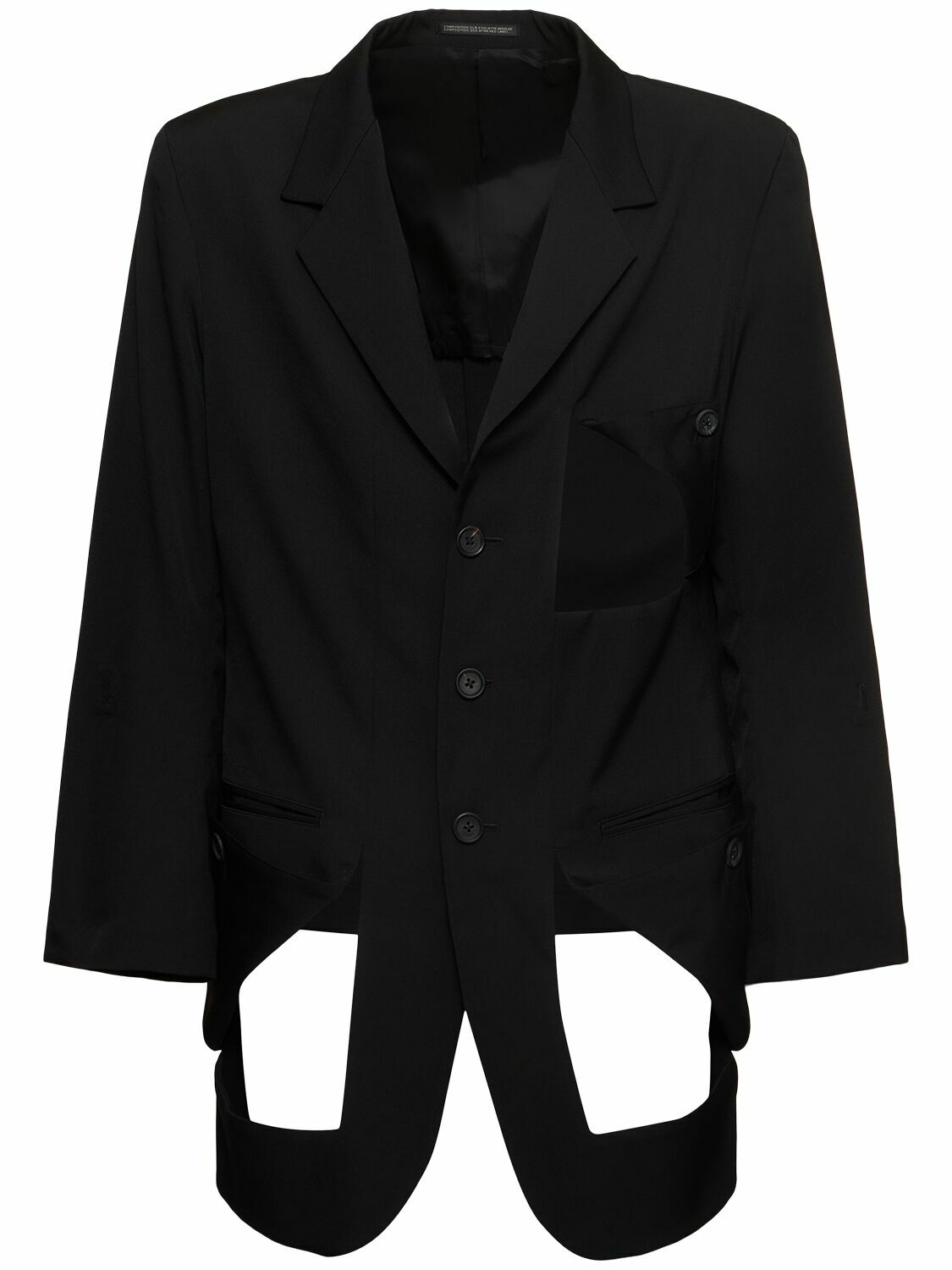 Yohji Yamamoto Black Regulation Doctor Coat Yohji Yamamoto