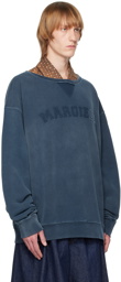 Maison Margiela Blue Stitching Sweatshirt